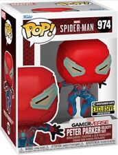 Funko POP Spider-Man 2 Gameverse Peter Parker Velocity Suit #974 With Protector picture