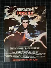 Vintage 1979 Dracula Film Print Ad - Laurence Olivier picture