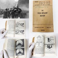 RESTRICTED Korean War March 1950 Army ‘The Field Artillery Battery Book’ Relic picture