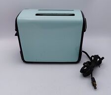 Vintage Turquoise Westinghouse Electric 2 Slice Toaster Eggshell Light Blue NICE picture