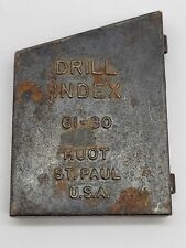 Vintage HUOT Drill Index 61-80 St. Paul USA picture