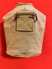 WWII Canteen Cover (“LUSTRE 142”) Scarce maker picture