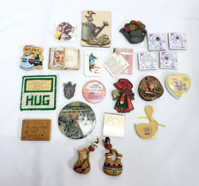 23 Mixed lot of Vintage refrigerator Magnets 1970s 90s Precious moments handmade picture