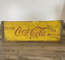 Vintage 1960s Coca Cola Crate, Wooden Beverage Coca-Cola Crate picture
