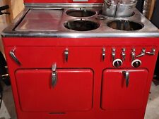 Antique 1950's Red Chambers Gas Stove C picture