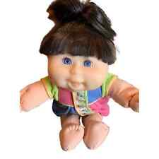 Cabbage Patch Kid 96 Caucasian Girl Brunette Vinyl Head Talking Mattel Soft Body picture