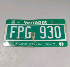License Plate  Vermont Green Mountain State Maple Tree FPG 930 picture