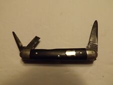 Vintage Miller Bros Meriden  1872-1926 3 Blade Wood Handle Pocket Knife-Broken B picture