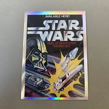 2021 Topps Chrome Star Wars Galaxy Vintage Insert V-7 Duel At Death Star Set picture