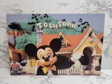 Disneyland Toon Town Mickey Mouse Postcard Collector's Item 1990's NEW picture