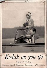 1930s EASTMAN KODAK KODAK AS YOU GO AUTOGRAPHIC VINTAGE AUTO ADVERTISEMENT 37-31 picture