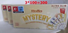 3*100=300 Rollo Mistery Empty Cigarette Tubes,ultra slim,25mm filter picture