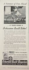 1941 vintage Schwinn built bike print add. A summer of fun ahead. ￼ picture