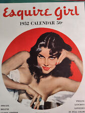 1951 Esquire Original Art Ad Advertisement for the Esquire Girl 1952 Calendar picture