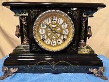 Beautiful 1901 Ingraham Mantel Clock - Fully Restored picture