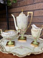 American Belleek Fine Porcelain Floral Tea Set picture