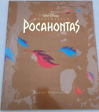 POCAHONTAS Artist Portfolio - Walt Disney Masterpiece - 4 Lithograph Prints -Z06 picture