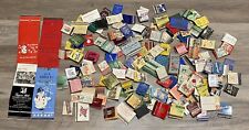 Huge Vintage Estate Lot Collection 150 Old Matchbooks Matches Advertising picture