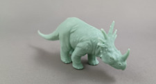 Marx Styracosaurus Vintage 1970s Prehistoric Playset Mint Green Plastic Dinosaur picture