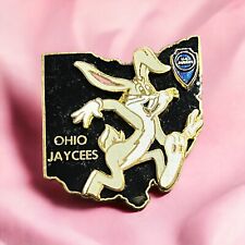Vintage Collectible Jaycees Lapel Pin RARE Ohio Bugs Bunny picture