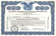 Majestic Radio and Television Corporation - 1946-1948 dated Entertainment Stock  picture