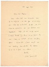 REMY DE GOURMONT to Octave Uzanne - autograph - September 22, 1912 picture