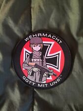 German World War 2 Wehrmacht Military Tactical Hook Loop anime girl panzer Patch picture