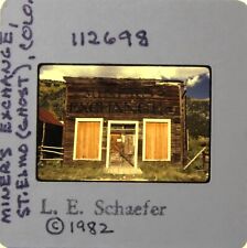 35 MM KODACHROME SLIDE, MINER'S EXCHANGE, ST. ELMO, COLORADO GHOST TOWN picture