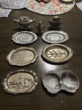 Vintage Lot of 9 Made in Occupied Japan Ashtray + Lighter Lot RARE picture