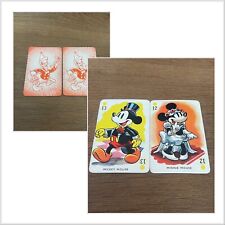 Rare 1939 Walt Disney Mickey’s Fun Fair Pepys Mickey Mouse ~ Minnie Mouse Cards picture