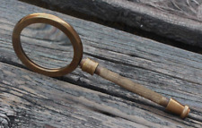 RII Magnifying Glass with Brass Handle, Handheld Magnifying Glass Lens, Antique  picture