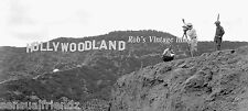 Hollywood photo Hollywoodland 2 Los Angeles suburb famous sign being surveyed   picture