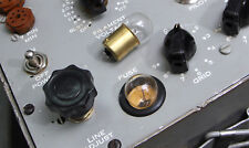 NOS FUSE LAMP BULB GE81 FOR US ARMY TV-7D/U TV-7 TUBE TESTER X 3 pcs BRASS base picture