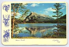 Vintage Postcard Canada, Mount Rundle c1955 Antique Card picture