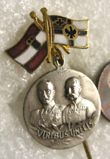 Germany Austria Hungary NAVY Flags Patriotic Pin Kaiser W & Emperor FJ, ww1 picture