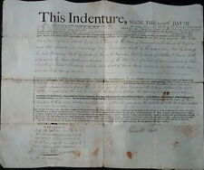 Original Indenture, April 7, 1811, Burwell Betts to Jonathan Burr Brunswick, NY picture