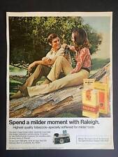 Vintage 1972 Raleigh Cigarettes Print Ad picture