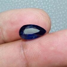 100% Natural Ultimate Blue Kyanite Faceted Pear 3.25 Crt Kyanite Loose Gemstone picture