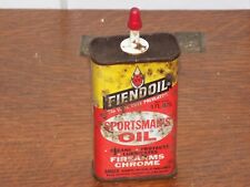 Vintage Fiendoil Sportsman Oil 4 Ounce Empty Can picture