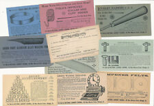National Laundry Journal  -Ten 1890s Advertising Handbills Clothes Washing Tools picture