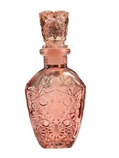 Beautiful 8” Pink Glass Decanter picture
