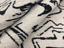 Kravet Mid Century Modern Abstract CRYPTON Black Uphol Fabric 4.40 yds 34955-8 picture