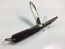 Schrade Camillus USA New York 204 Electrician Vintage Folding Pocket Knife picture