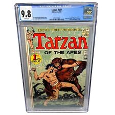Tarzan #207 (1972) CGC 9.8 TOP POP 1st DC Issue Tarzan and John Carter Origins picture