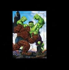 1992 Marvel Masterpieces #1-D Incredible Hulk Vs Thing Spectra 8 - 9 MINT Make B picture