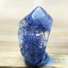 1.4Ct Very Rare NATURAL Beautiful Blue Dumortierite Quartz Crystal Specimen picture