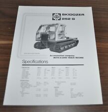 1987 Bombardier Skidozer 252 G Crawler All Terrain Vehicle Brochure Prospekt picture