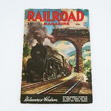 Vintage Railroad Magazine April 1947 Vol. 42 No. 3 Delaware Hudson Railroad picture