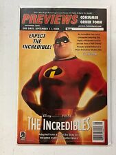 Previews Consumer Order Form September 2008 The Incredibles Cover  | Combined Sh picture