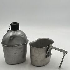 Original WWII US Army Canteen & Cup Dated 1945 WW2 S.M. Co. Vintage. picture